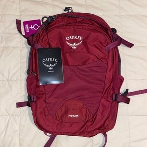 ***SOLD*** Brand New Osprey Nova Backpack - Red Herring - NWT
